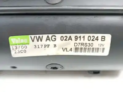 Second-hand car spare part starter motor for audi a3 (8l1) 1.9 tdi oem iam references 02a911024b  d7rs30