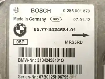 Автозапчастина б/у блок управління подушками безпеки для bmw x3 (e83) 2.0 d посилання на oem iam 65773424581  0285001870
