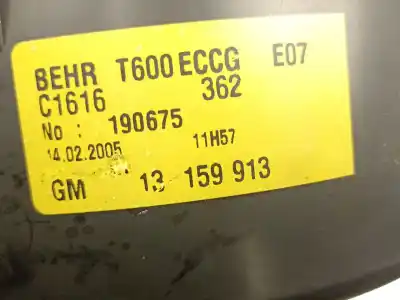 Peça sobressalente para automóvel em segunda mão motor de sofagem por opel zafira a monospace referências oem iam 13159913  