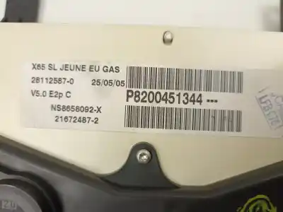Peça sobressalente para automóvel em segunda mão quadrante por renault clio ii (bb_, cb_) 1.5 dci (b/cb07) referências oem iam 8200451344  