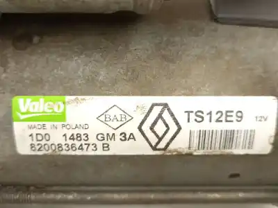 Peça sobressalente para automóvel em segunda mão motor de arranque por dacia duster (hs_) 1.5 dci referências oem iam 8200836473  ts12e9
