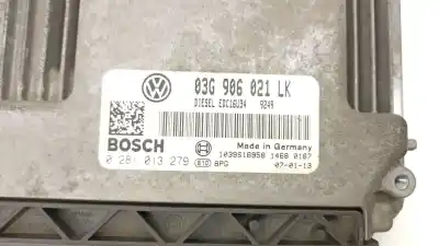Second-hand car spare part ecu engine control for seat leon (1p1) 1.9 tdi oem iam references 03g906021lk  0281013279