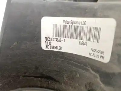 Автозапчастина б/у права фа для chrysler sebring (js) 2.0 vvt посилання на oem iam 5303748ae fd05303748ae 