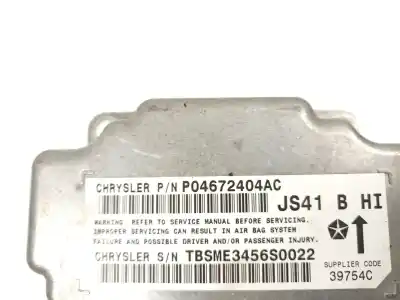 Автозапчасти б/у блок управления подушками безопасности за chrysler sebring (js) 2.0 vvt ссылки oem iam 4672404ac  