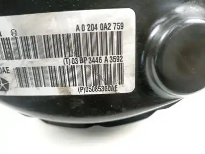 Автозапчастина б/у гальмівний серво для chrysler sebring (js) 2.0 vvt посилання на oem iam 5085360ae  