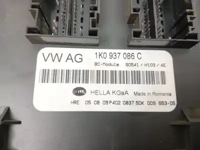 Автозапчастина б/у блок управління bsi для skoda yeti (5l) 2.0 tdi 4x4 посилання на oem iam 1k0937086c  