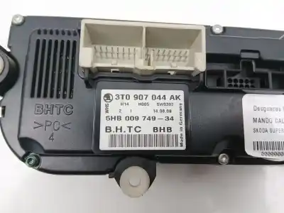 Автозапчасти б/у отопление / кондиционирование воздуха за skoda yeti (5l) 2.0 tdi 4x4 ссылки oem iam 3t0907044ak  5hb00974934