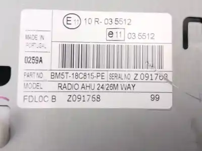 Автозапчастина б/у аудіо система / радіо cd для ford transit custom v362 furgón (fy, fz) 2.2 tdci посилання на oem iam bm5t18b955be bk2t18k811ec bm5t18c815pe