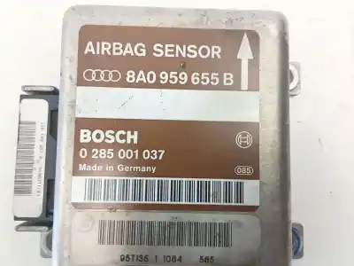 Автозапчастина б/у блок управління подушками безпеки для audi a4 b5 (8d2) 1.9 tdi посилання на oem iam 8a0959655b  0285001037