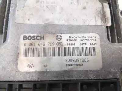 Second-hand car spare part ecu engine control for renault scénic ii (jm0/1_) 1.9 dci (jm0g, jm12, jm1g, jm2c) oem iam references 8200391966 8200558304 0281012769