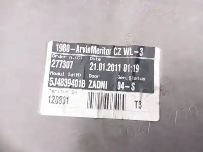 Автозапчастина б/у регулятор склона задній лівий для skoda fabia ii (542) 1.6 tdi посилання на oem iam 5j4839401b   Автозапчастина б/у регулятор склона задній лівий для skoda fabia ii (542) 1.6 tdi посилання на oem iam 5j4839401b