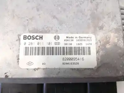 Автозапчастина б/у ебу контролер двигуна для renault espace iv (jk0/1_) 1.9 dci (jk0u) посилання на oem iam 8200163528 8200095416 0281011101