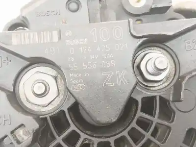 Second-hand car spare part alternator for opel corsa c (x01) 1.2 twinport (f08, f68) oem iam references 55556068  0124425021