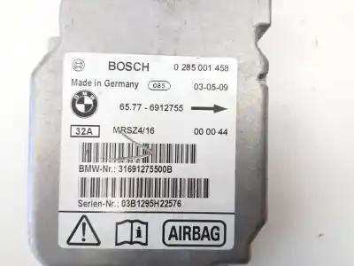 Peça sobressalente para automóvel em segunda mão centralina de airbag por bmw 3 (e46) 320 d referências oem iam 65776912755  0285001458