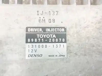 Автозапчастина б/у ебу контролер двигуна для lexus is ii (_e2_) 220d (ale20) посилання на oem iam 8987120070  1310001371