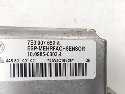 Second-hand car spare part sensor for volkswagen touareg (7la, 7l6, 7l7) 2.5 r5 tdi oem iam references 7e0907652a  10098503034