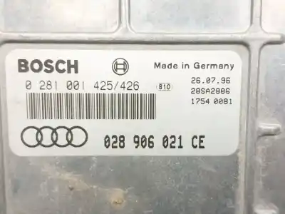 Автозапчастина б/у ебу контролер двигуна для audi a4 b5 (8d2) 1.9 tdi посилання на oem iam 028906021ce  0281001425