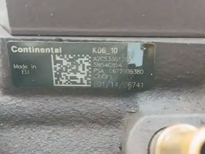 Second-hand car spare part injection pump for peugeot 5008 (0u_, 0e_) 1.6 hdi oem iam references 9672605380  5ws40894