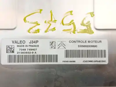 Pezzo di ricambio per auto di seconda mano centralina motore per citroen c2 (jm_) 1.1 riferimenti oem iam 9663306680 9651696680 0281011776