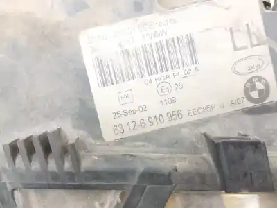 Second-hand car spare part right headlight for bmw 3 (e46) 316 i oem iam references 63126910956  