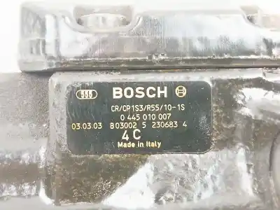 Recambio de automóvil de segunda mano de bomba inyectora diesel para alfa romeo 147 (937_) 1.9 jtd (937.axd1a, 937.bxd1a) referencias oem iam 46522787  0445010007