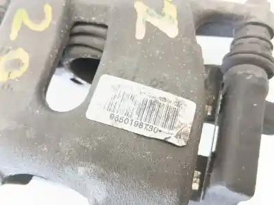 Peça sobressalente para automóvel em segunda mão pinça de travão dianteira esquerda por citroen c2 (jm_) 1.4 hdi referências oem iam 9650198780  