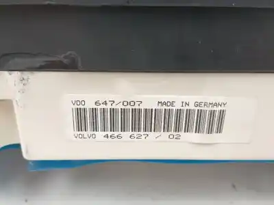 Second-hand car spare part dashboard for volvo 460 (464) 1.6 oem iam references 46662702  647007