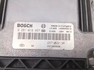 Second-hand car spare part ecu engine control for dacia logan ii 1.5 dci / blue dci 75 oem iam references 237102213r  0281019457
