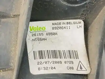 Second-hand car spare part left fog light for nissan qashqai / qashqai +2 i (j10, nj10, jj10e) 2.0 dci a las 4 ruedas oem iam references 261558990a  