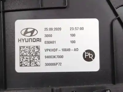 İkinci el araba yedek parçası enstrüman paneli için hyundai i10 iii (ac3, ai3) 1.0 mpi oem iam referansları 94003k7000  