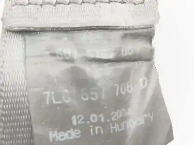 Автозапчастина б/у передній правий ремін безпеки для volkswagen touareg (7la, 7l6, 7l7) 2.5 r5 tdi посилання на oem iam 7l0857706d  