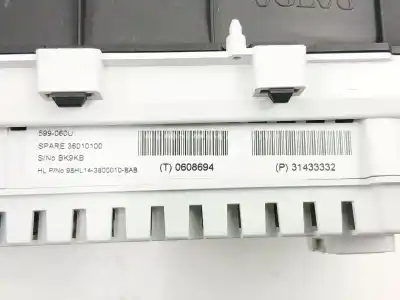Автозапчастина б/у панель інструментів для volvo s60 ii (134) d4 посилання на oem iam 36010100 31433332  Автозапчастина б/у панель інструментів для volvo s60 ii (134) d4 посилання на oem iam 36010100 31433332