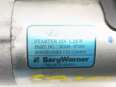 Piesă de schimb auto la mâna a doua electromotor pentru hyundai i10 iii (ac3, ai3) 1.0 mpi referințe oem iam 3610007100  