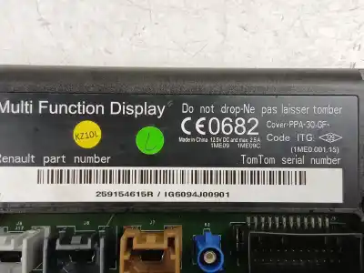 Автозапчастина б/у аудіо система / радіо cd для renault scénic iii (jz0/1_) 1.5 dci посилання на oem iam 259154615r 253b06770r 281156142r Автозапчастина б/у аудіо система / радіо cd для renault scénic iii (jz0/1_) 1.5 dci посилання на oem iam 259154615r 253b06770r 281156142r