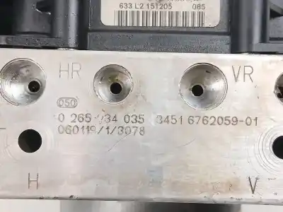 Peça sobressalente para automóvel em segunda mão abs por bmw x3 (e83) 2.0 d referências oem iam 34516762059 0265234035 