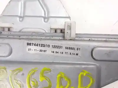 Автозапчастина б/у регулятор переднього правого скла для citroen c-elysee (dd_) 1.6 hdi 92 посилання на oem iam 9674412380  9677416880