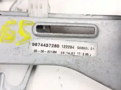 Автозапчастина б/у регулятор скла заднього правого для citroen c-elysee (dd_) 1.6 hdi 92 посилання на oem iam 9674437280  