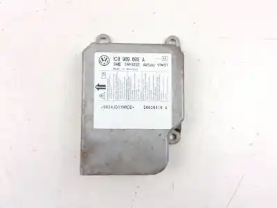 Peça sobressalente para automóvel em segunda mão centralina de airbag por seat leon (1m1) 1.9 tdi referências oem iam 1c0909605a 5wk43122 