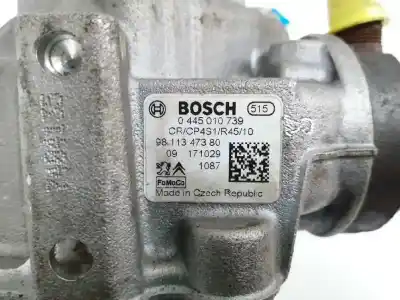 Second-hand car spare part injection pump for citroen c-elysee (dd_) 1.6 bluehdi 100 oem iam references 9811347380  0445010739