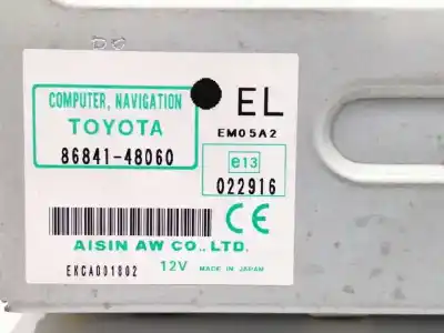 Автозапчасти б/у gps-навигационная система за lexus rx 3.5 v6 cat ссылки oem iam 8684148060  