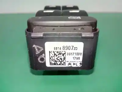 Peça sobressalente para automóvel em segunda mão botão / interruptor elevador vidro dianteiro esquerdo por citroen c3 / c3 origin iii (sx) 1.2 vti 82 referências oem iam 98148907zd  