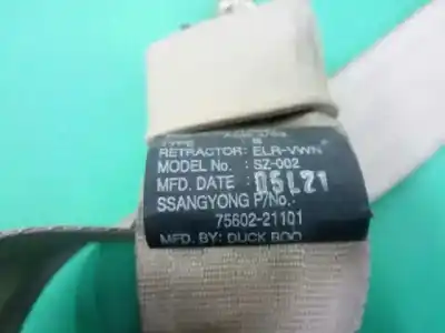 Автозапчасти б/у задний правый ремень безопасности за ssangyong rodius xdi ссылки oem iam 7560221101  