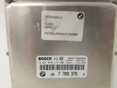 Peça sobressalente para automóvel em segunda mão centralina de motor uce por bmw serie 5 berlina (e39) 525d referências oem iam 7789376  0281010314