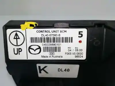 Second-hand car spare part electronic module for mazda 2 (de_, dh_) 1.3 (de3fs) oem iam references dl4067560b  f005v00830