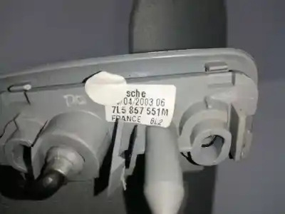 Peça sobressalente para automóvel em segunda mão pára-sol esquerdo por porsche cayenne (typ 9pa) 4.5 v8 cat referências oem iam 7l5857551m  