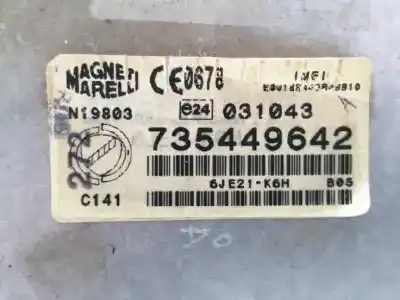Gebrauchtes Autoersatzteil gps-navigationssystem zum fiat bravo (198) 1.9 dynamic multijet oem-iam-referenzen 735449642  
