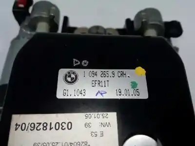 Second-hand car spare part steering column for bmw x5 (e53) 3.0d oem iam references 1094265  