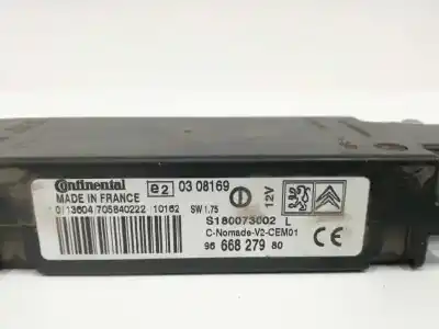 Pezzo di ricambio per auto di seconda mano modulo elettronico per citroen c3 sx riferimenti oem iam 9666827980  