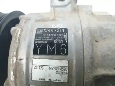 Second-hand car spare part air conditioning compressor for opel corsa e van 1.3 cdti oem iam references 13447214  4471505781