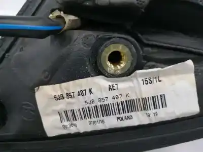 Автозапчасти б/у левое зеркало за seat toledo (kg3) 1.4 tdi ссылки oem iam 5jb857407k  6 cables